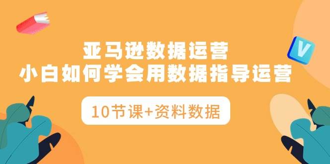 亚马逊数据运营，小白如何学会用数据指导运营（10节课+资料数据）网赚项目-副业赚钱-互联网创业-资源整合小白项目资源网